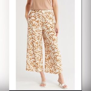 T Tahari Crop Wide Leg Palazzo Pants NWT